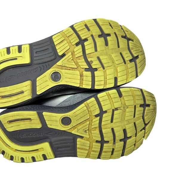 Brooks Ghost 16 Gray and Yellow Athletic Shoes size 9.5 2E main image 7